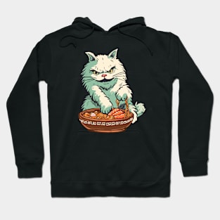 Ramen cat monster Hoodie